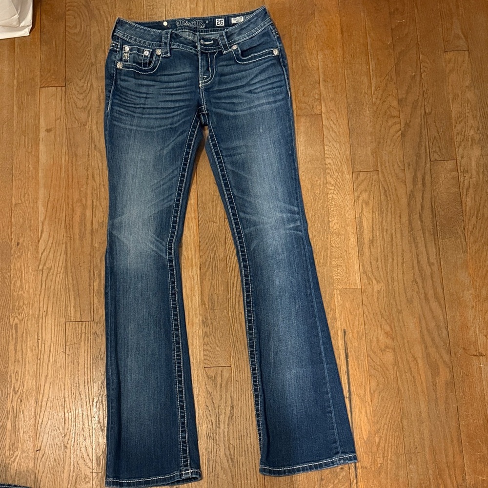 Miss Me Boot Cut Jeans - Picture 3 of 6